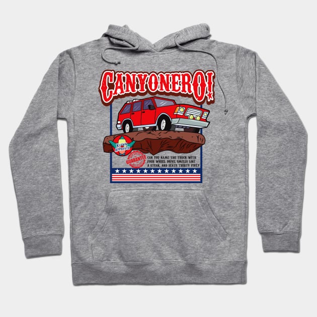 The All New Canyonero Hoodie by Alema Art